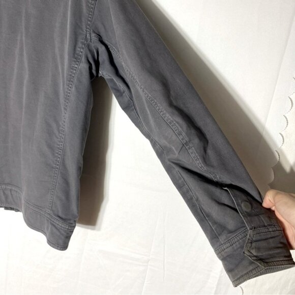 MEC Mountain Equipment Co Op Grey Organic Cotton Regular Fit Jacket M - Picture 12 of 14